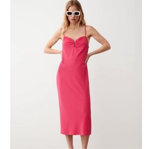 Zara Pink Midi Dress